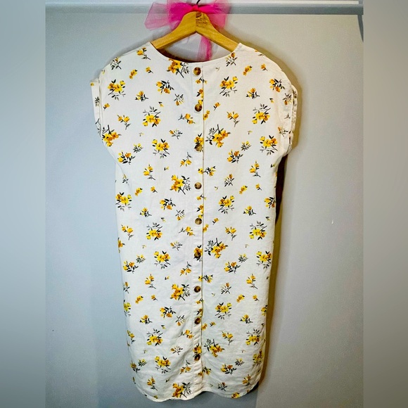 Summer Linen Floral Dress - Picture 2 of 2